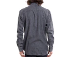 Deacon Men's Curtail Long Sleeve Shirt - Black