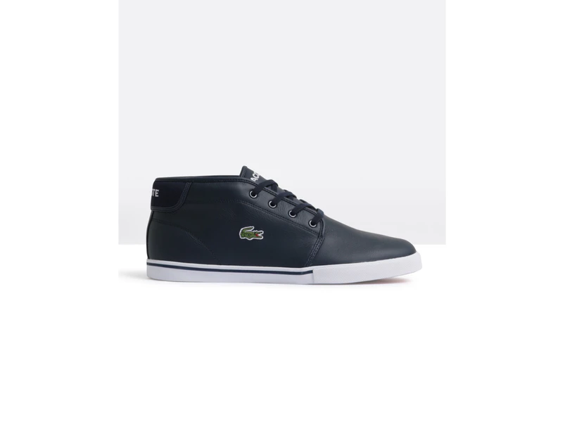 Lacoste Mens Ampthill 118 2 Cam Sneakers In Navy Off White Sneakers