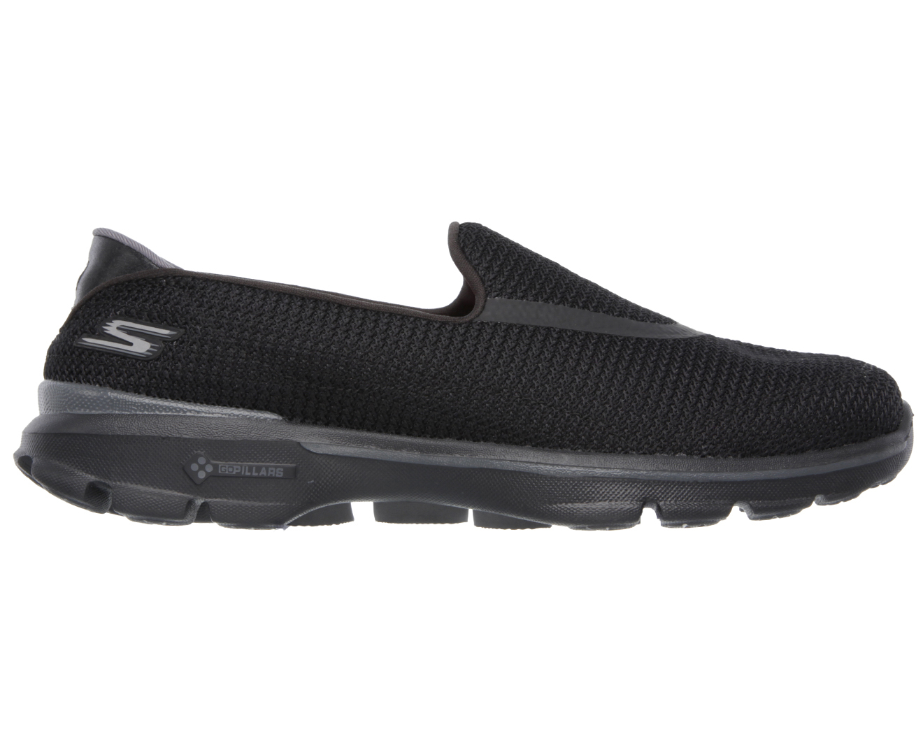 Skechers Women's Go Walk 3 Slip-On Shoe - Black/Black | Catch.co.nz
