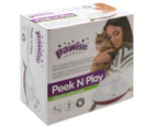 Pawise Peek N Play Interactive Toy - White