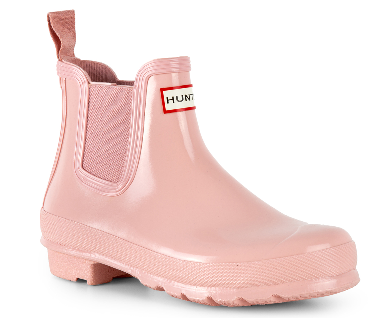 Hunter Women's Original Gloss Chelsea Boot - Pink Sand | Catch.co.nz