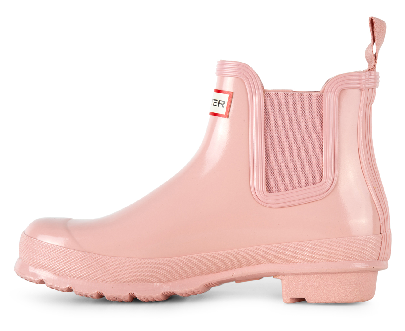 Hunter Women's Original Gloss Chelsea Boot - Pink Sand | Catch.co.nz