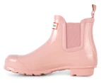 Hunter Women's Original Gloss Chelsea Boot - Pink Sand