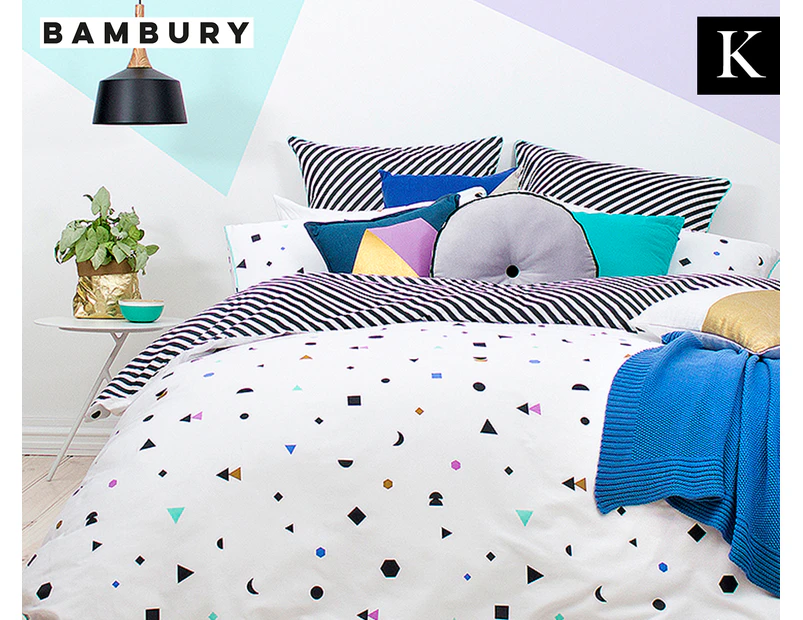 Bambury Tilo King Bed Quilt Cover Set - Multi