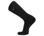 Hard Yakka Size 7-12 Crew Cotton Work Socks 5-Pack - Black