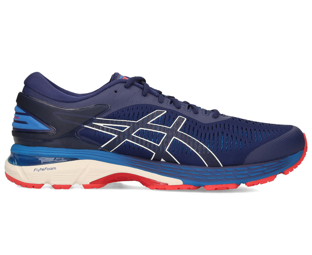 ASICS Men's GEL-Kayano 25 Running Shoes - Indigo Blue/Cream | Www.catch ...