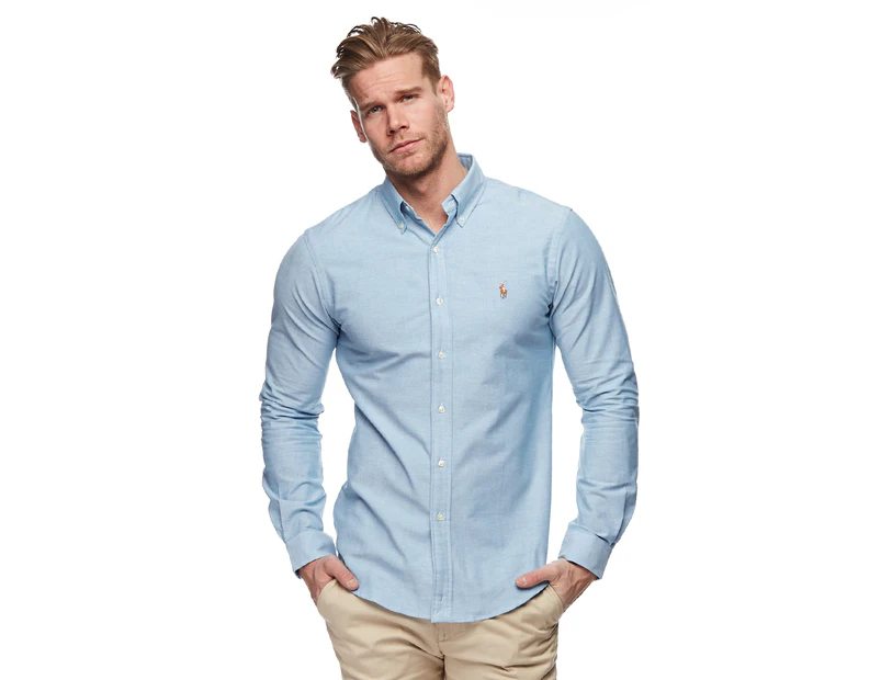 Polo Ralph Lauren Men's Oxford Shirt - Optic Blue