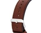 Tommy Hilfiger Men's 46mm Trent Leather Watch - Brown/Gold/Silver/Navy 2