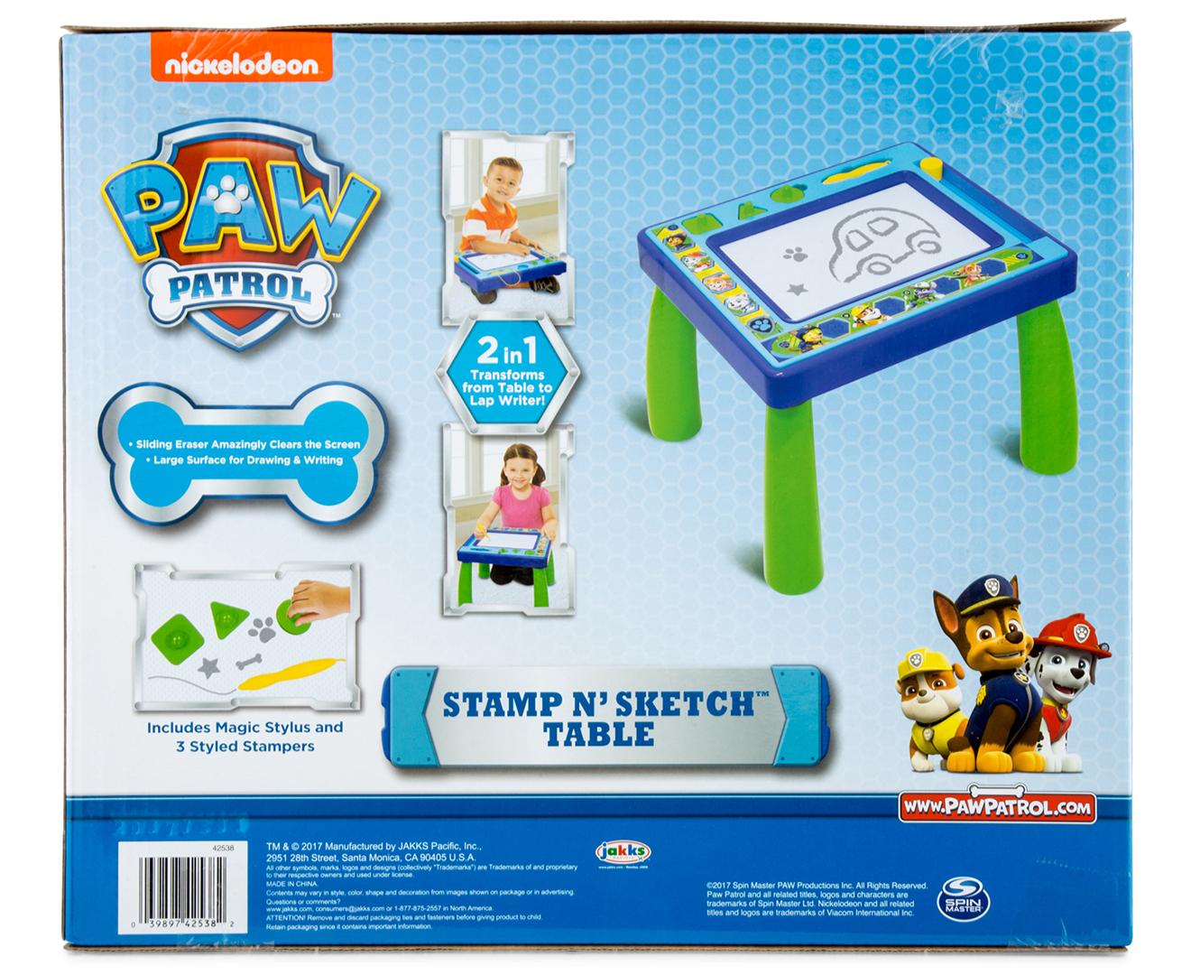 Paw Patrol Stamp N Sketch Table