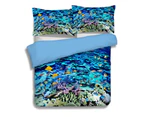 3D Turtle Fish 210 Bed Pillowcases Quilt
