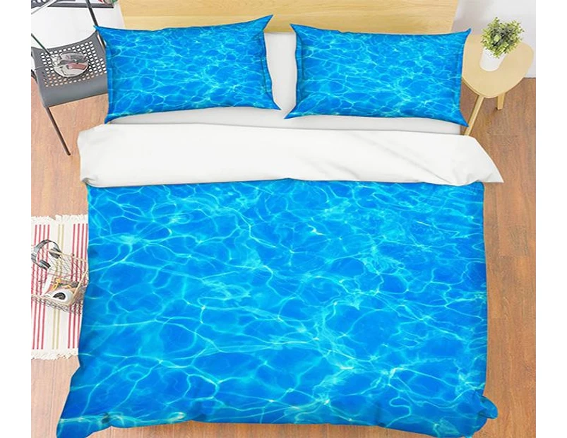 3D Water Wave 206 Bed Pillowcases Quilt