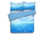 3D Sea Sky 084 Bed Pillowcases Quilt