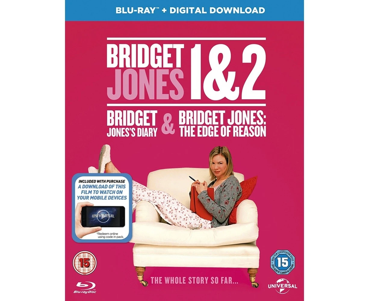 Bridget Jones 1 & 2 Double Blu-ray   UV Copy