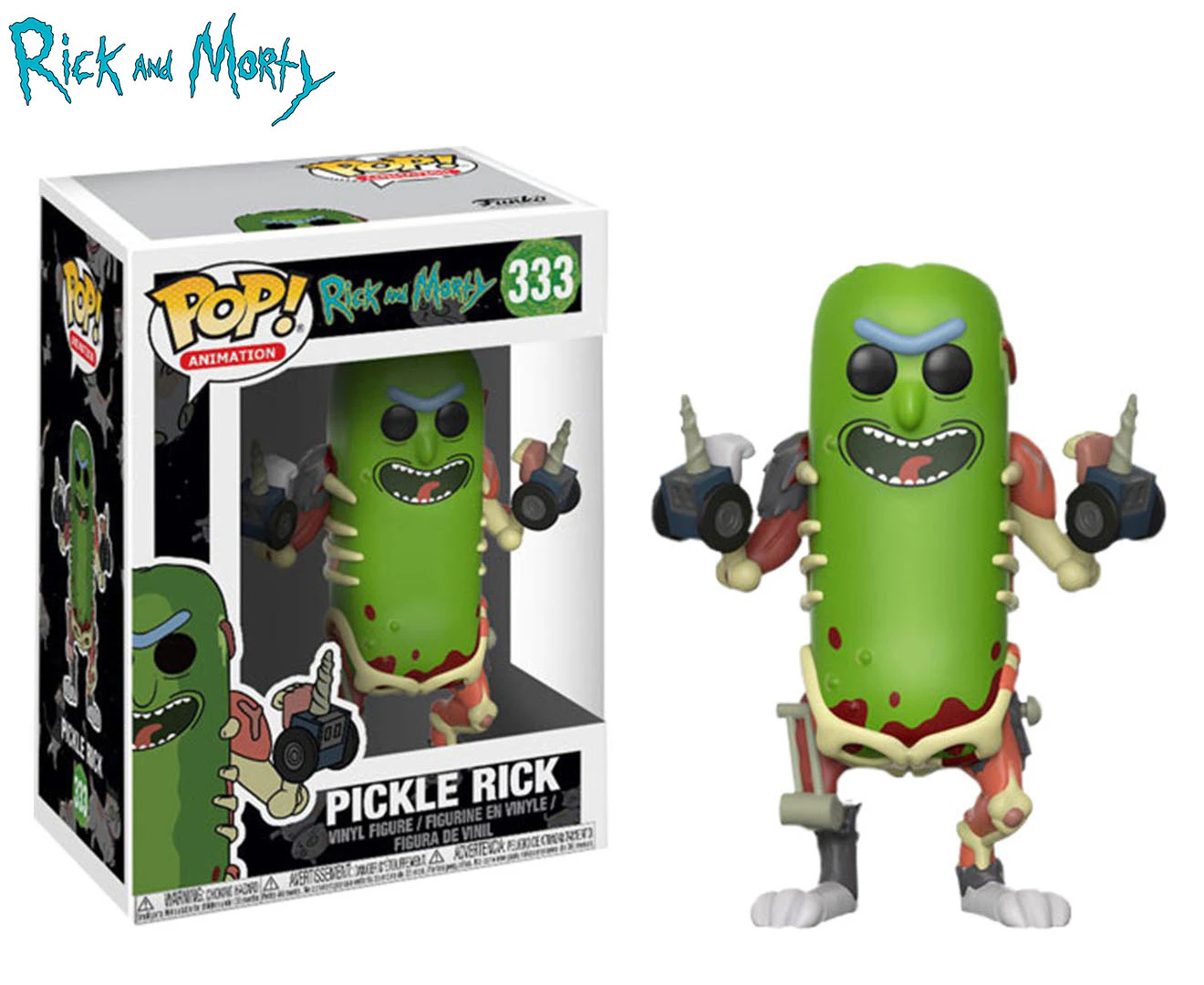 Funko POP! Rick and Morty: Pickle Rick Vinyl Figure