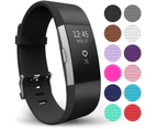 Yousave Fitbit Charge 2 Strap Single (Large) - Black