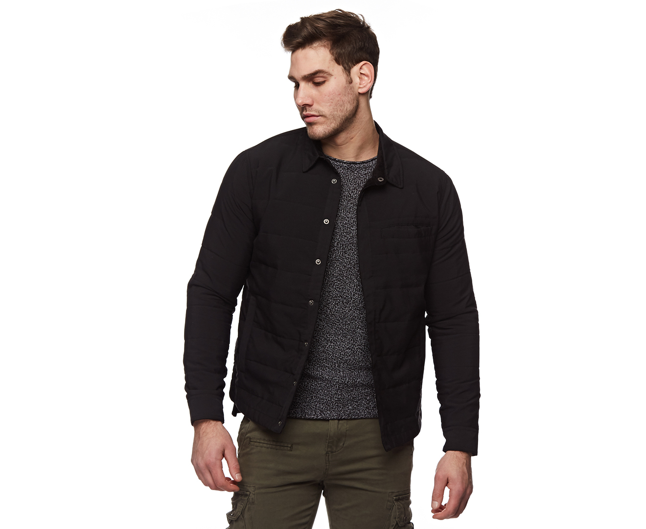 St Goliath Men's Arson Jacket - Black | Catch.co.nz