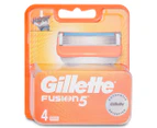 4pk Gillette Fusion5 Razor Cartridges