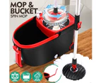 360° Spinning Mop & Wheeled Bucket Set