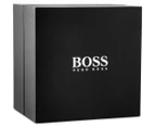 Hugo Boss Men's 43mm Companion Leather Watch - Black/Black