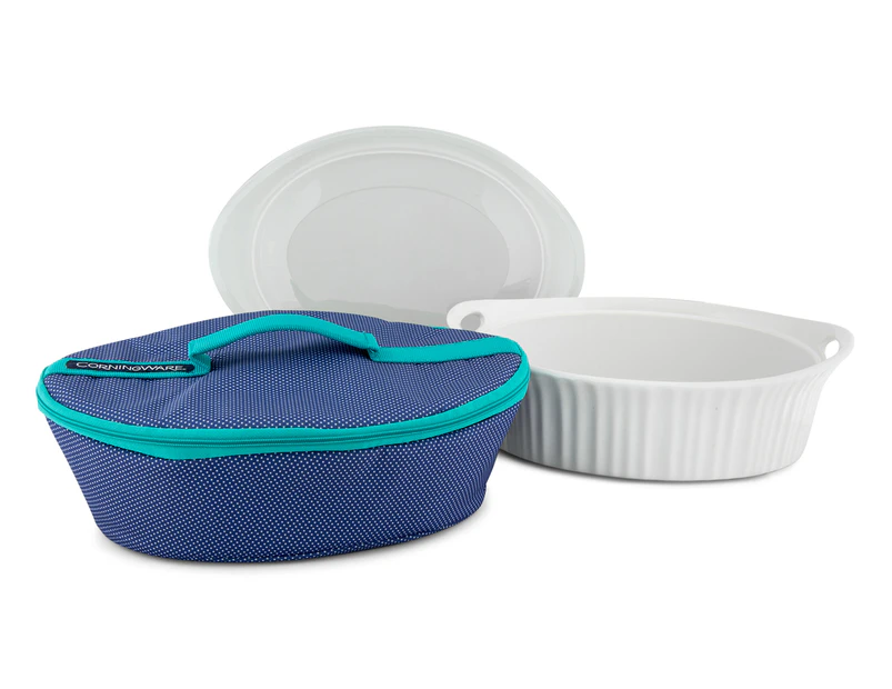 CorningWare French White Portables 3-Piece Set - Multi