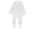 Purebaby Newborn 3-Piece Set - Grey Stripe