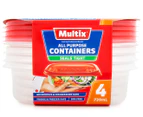 2 x Multix 739mL All Purpose Containers 4pk