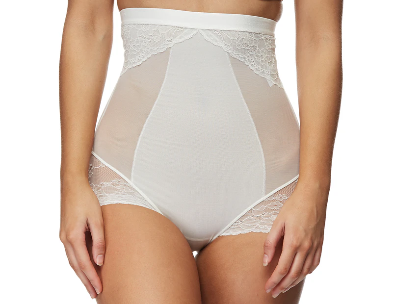 Spanx Women's Spotlight On Lace High-Waisted Brief - White