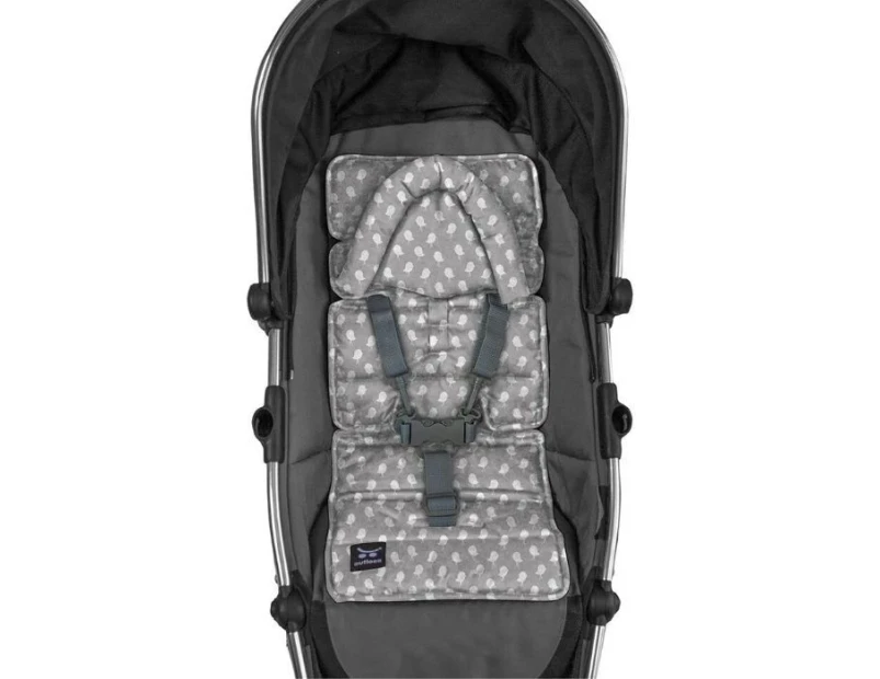 Outlook Mini Liner W Head Support  - Grey Birds