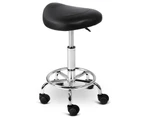 PU Leather 360 Degree Swivel Saddle Salon Chair Height Adjustable Hair Dress Office Beauty Spa Massage Stool Equipment
