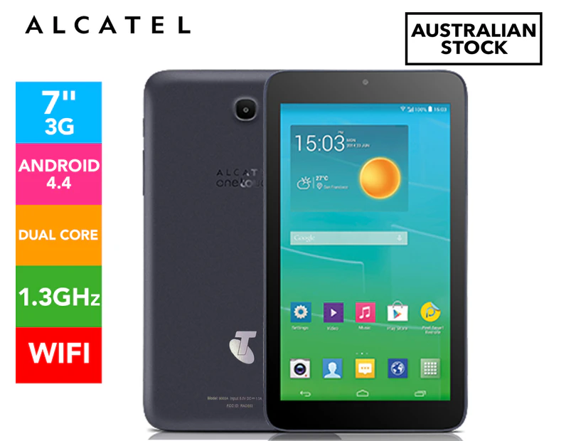 Alcatel Pixi 7 3G Tablet - Black