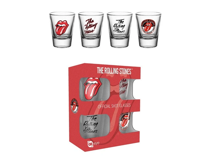 The Rolling Stones Mix Shot Glasses
