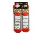 Beer Socks 'Bring Beer' - Grey/Orange/Multi