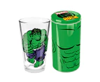 Marvel Hulk Glass In Tin Gift Set