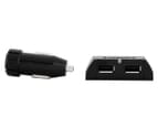 Scosche PowerHub 10W Mountable Dual-Port USB Car Charger - Black 4