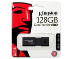 Kingston 128GB DataTraveler USB 3.0 Flash Drive - Black