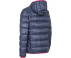 Trespass Womens/Ladies Kirstin Polyamide Hooded Shell Padded Jacket Coat - Storm Grey / Carbon / Raspberry