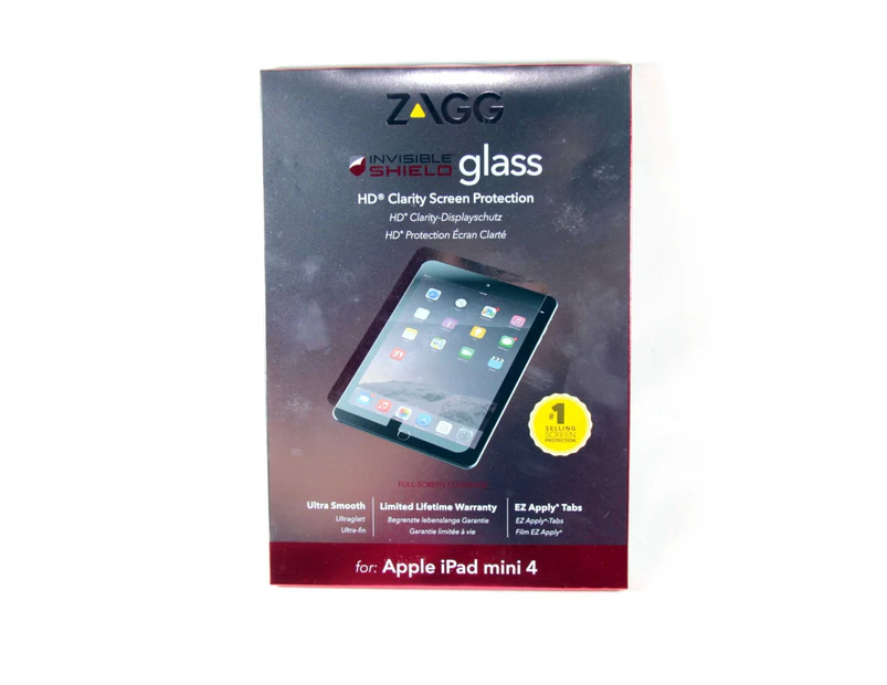 Zagg InvisibleShield Glass for iPad Mini 4 IM4GLS-F00