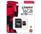 Kingston 16GB Class 10 Canvas Select Micro SDHC Card w/ Adapter 3