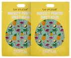 2 x Be Yourself Tropical Novelty Printed Sheet Mask 18mL