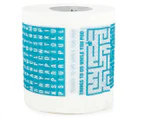 Things To Do While You Poo Toilet Roll - White/Blue