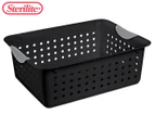 Sterilite Medium Ultra Storage Basket - Black