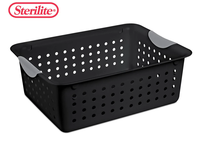 Sterilite Medium Ultra Storage Basket - Black