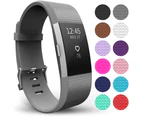 Yousave Fitbit Charge 2 Strap Single (Large) - Grey