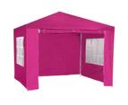 3x3m Wallaroo Outdoor Party Wedding Event Gazebo Tent - Pink