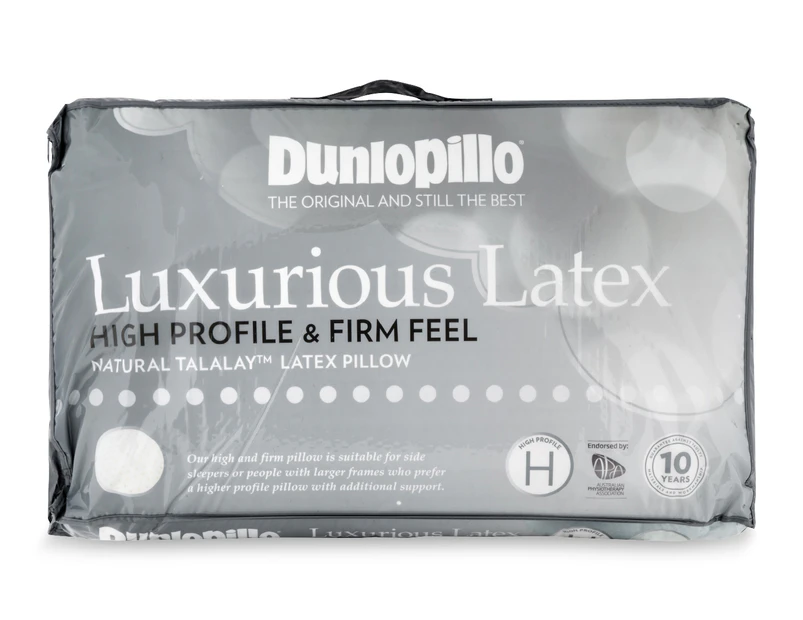Dunlopillo Luxurious Latex High Profile & Firm Feel Pillow
