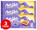 3 x Milka Choco-Swing Biscuit Chocolate Block 100g