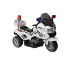 Kids Electric Ride-On Patrol Police Motorbike