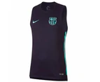 2018-2019 Barcelona Nike Sleeveless Training Shirt (Purple)