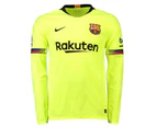 2018-2019 Barcelona Away Nike Long Sleeve Shirt