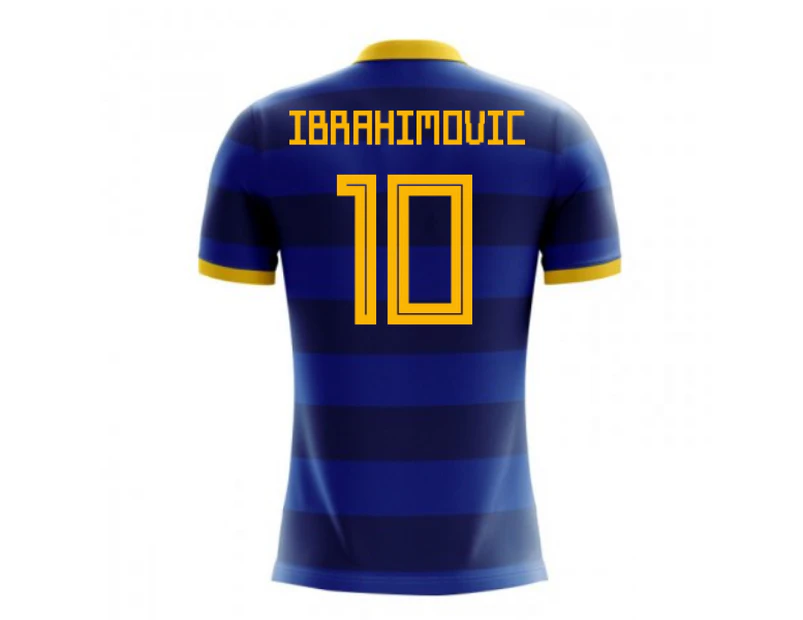 2018-2019 Sweden Airo Concept Away Shirt (Ibrahimovic 10)